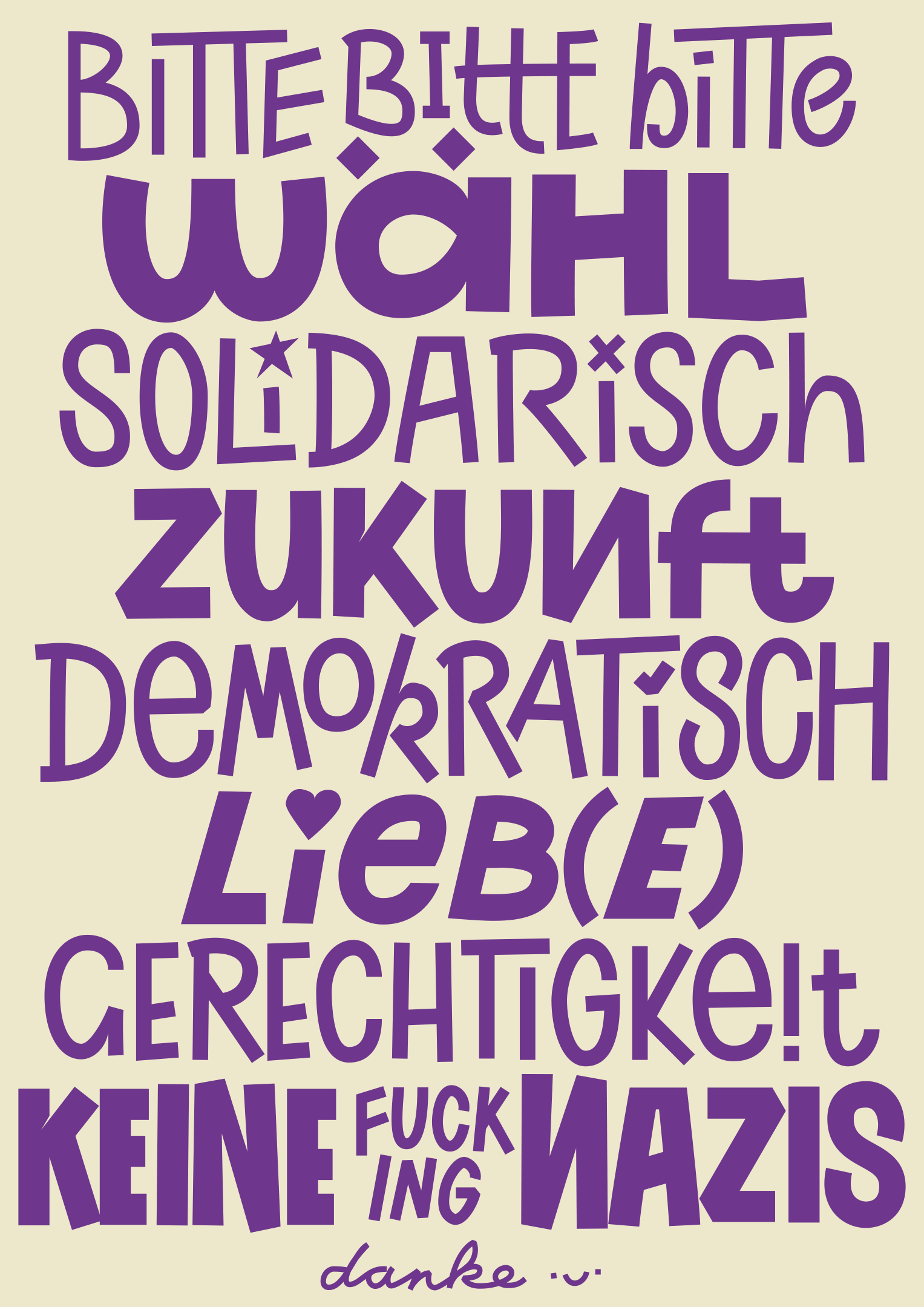 Büro Gestalten: Demo(kratie)-Plakat – Motiv 2