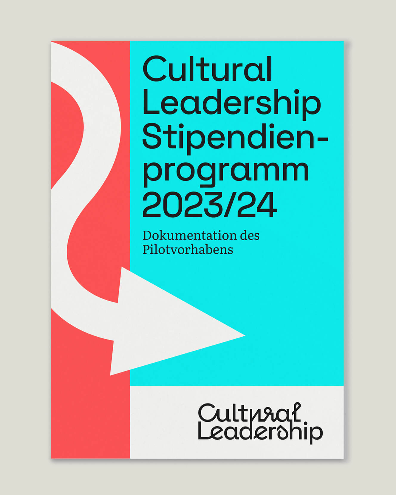 Büro Gestalten: Cultural Leadership Stipendienprogramm Abschlussbroschur (Titel, 4:5)