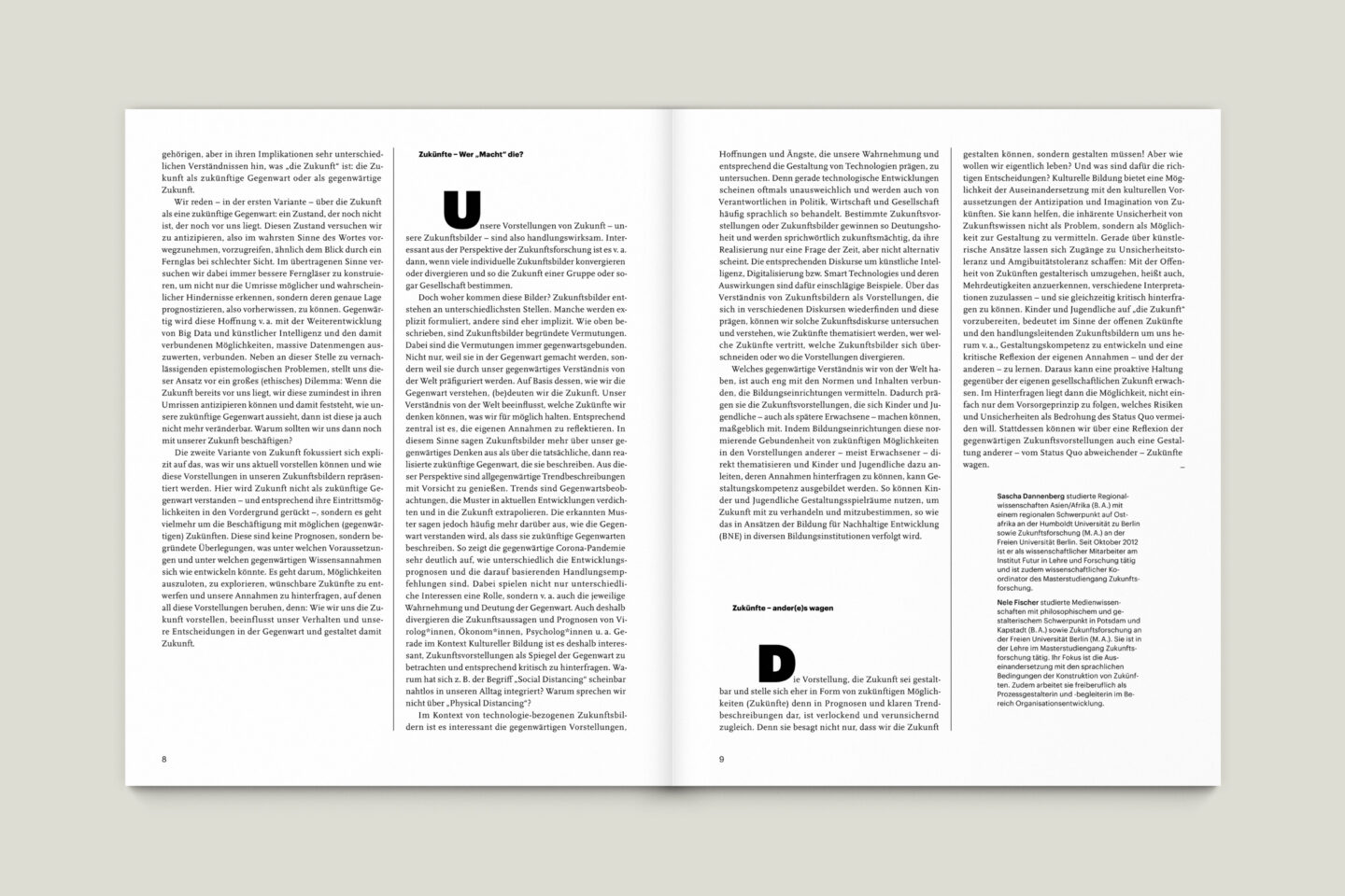Büro Gestalten: KUBI Magazin Ausgabe 19 Typografie Initiale