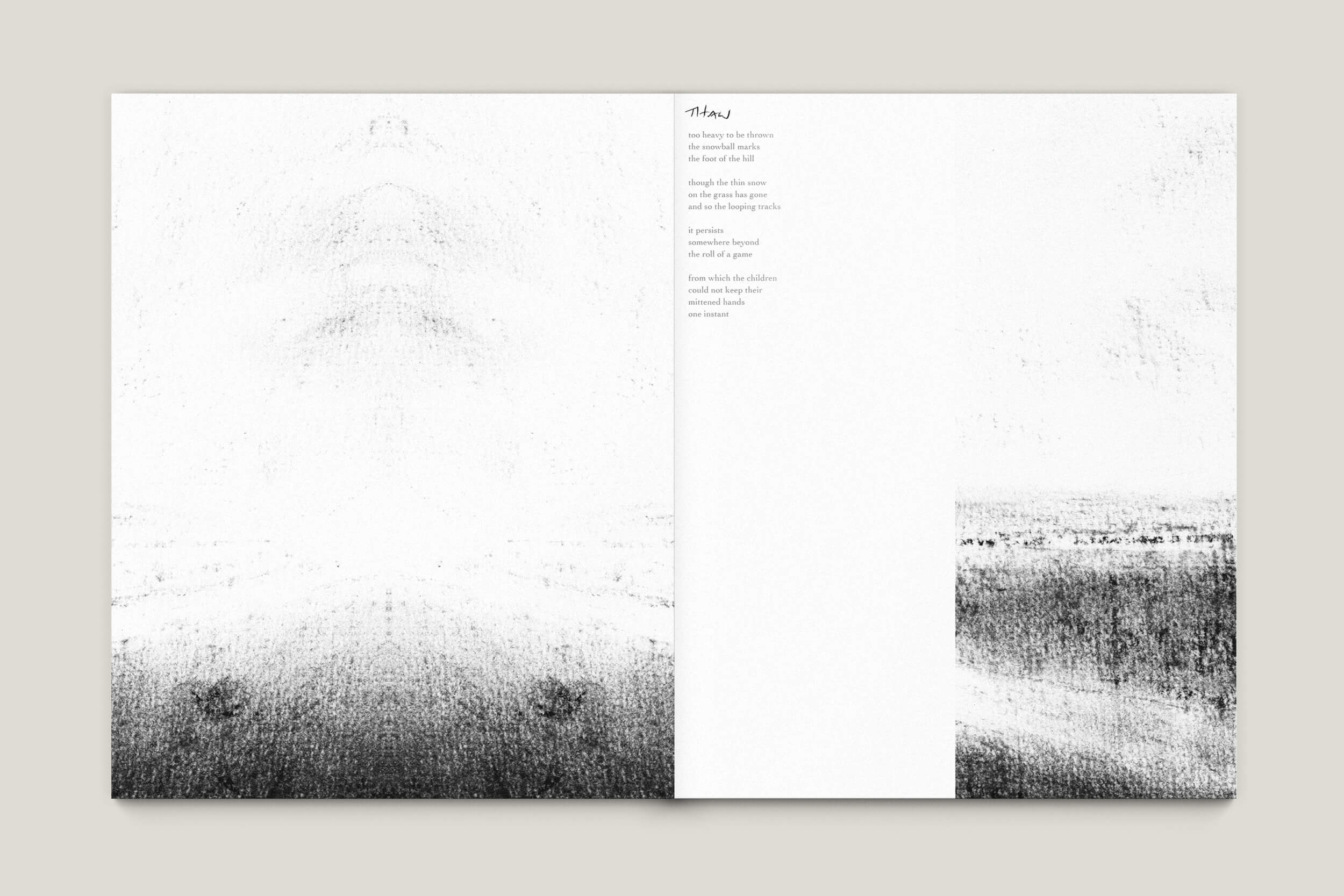 Büro Gestalten: Theo Best — the lore of falling bodies pamphlet (inner pages 6—7)