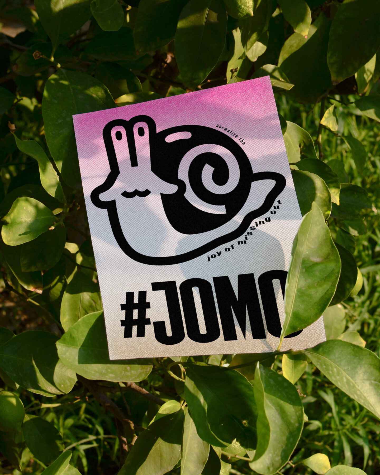 Karsten Rohrbeck: #jomo Poster (mockup)