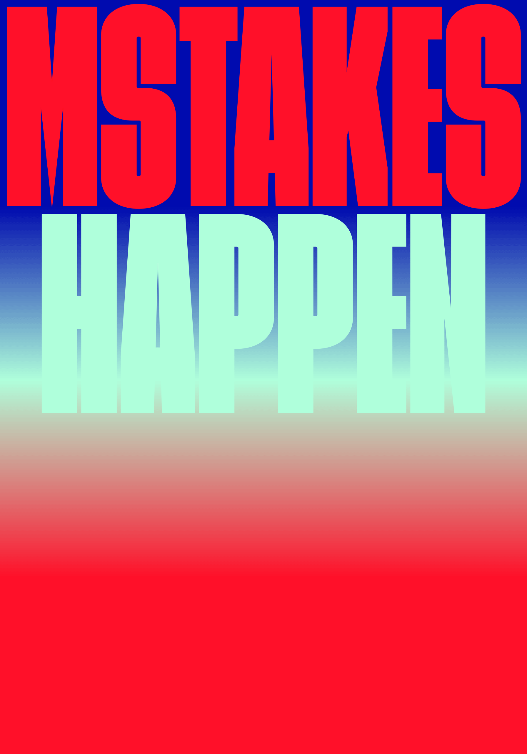Karsten Rohrbeck: mistakes happen Poster (animiert)