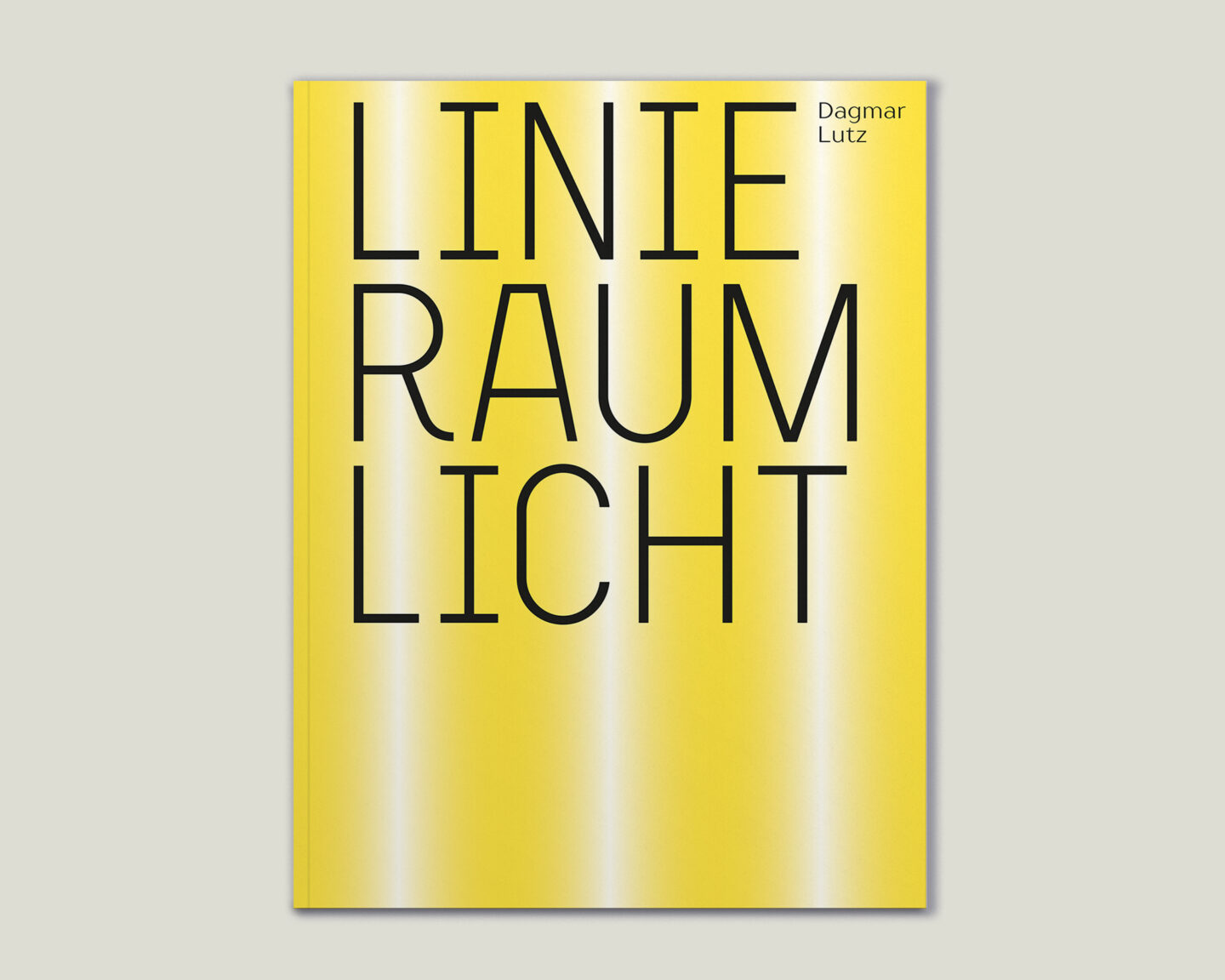 Kunstkatalog für Dagmar Lutz: Linie Raum Licht (Titel)